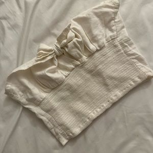 Such a cute white tie top for smaller chest from pacsun